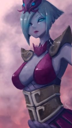 Blood Moon Elise by Mkuchima HD Wallpaper Fan Art Artwork League of Legends lol