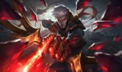 Conqueror Varus Splash Art HD 4k Wallpaper Background Official Art Artwork League of Legends lol (2)