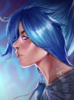 Dawnbringer Riven Portrait by 11Albertoe HD Wallpaper Background Fan Art Artwork League of Legends lol