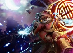 Blood Moon Kennen by Reislet HD Wallpaper Fan Art Artwork League of Legends lol