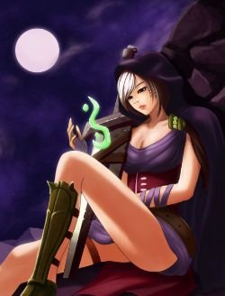 Riven by 青龍在天 HD Wallpaper Fan Art Artwork League of Legends lol