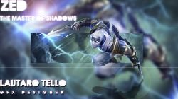Shockblade Zed by lautarot12 HD Wallpaper Fan Art Artwork League of Legends lol