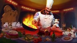 Master Chef Braum & Poro by rmassarani HD Wallpaper Artwork Fan Art League of Legends lol
