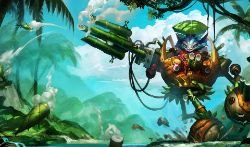 Rumble in the Jungle Splash Art League of Legends Artwork Wallpaper lol
