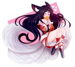 Ahri by TheOdekoYma HD Wallpaper Background Fan Art Artwork League of Legends lol Thumbnail