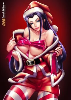 Sexy Christmas Caitlyn by Lord Dominik HD Wallpaper Background Fan Art Artwork League of Legends lol