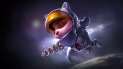 Astronaut Teemo Splash Art League of Legends Artwork Wallpaper lol