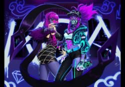 K/DA Evelynn & Akali by 杏豆 HD 4k Wallpaper Background Fan Art Artwork League of Legends lol
