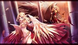 Kayle & Morgana by beanbean1988 HD Wallpaper Fan Art Artwork League of Legends lol
