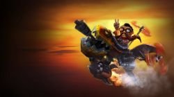 Hot Rod Corki Splash Art HD 4k Wallpaper Background Official Art Artwork League of Legends lol