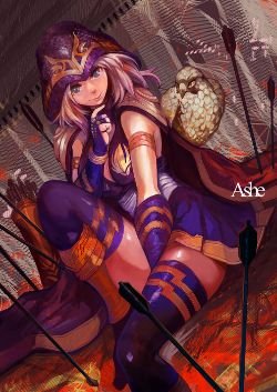 Ashe by 空罐王 HD Wallpaper Fan Art Artwork League of Legends lol