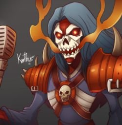 Pentakill Karthus by LataeDelan HD Wallpaper Fan Art Artwork League of Legends lol