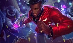 Heartseeker Lucian Splash Art HD 4k Wallpaper Background Official Art Artwork League of Legends lol