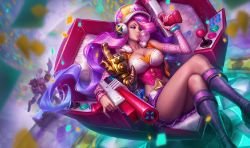 Arcade Miss Fortune Splash Art 4k HD Wallpaper Official Artwork League of Legends lol