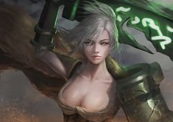 Riven by firons_koh HD Wallpaper Background Fan Art Artwork League of Legends lol