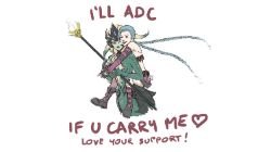Jinx & Nami (ADC & Support) by Sanshikisumire HD Wallpaper Fan Art Artwork League of Legends lol