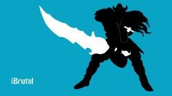 ipod Tryndamere Minimalistic by Quiet-Lamp HD Wallpaper Fan Art Artwork League of Legends lol