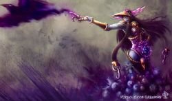 Plague Queen Lissandra (Skin Concept) by Za-Leep-Per HD Wallpaper Fan Art Artwork League of Legends lol