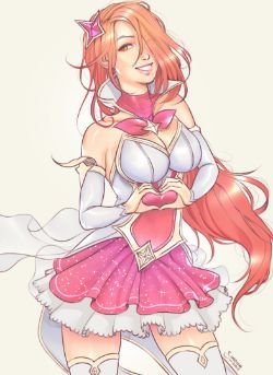 Star Guardian Miss Fortune by simoneferriero HD Wallpaper Background Fan Art Artwork League of Legends lol