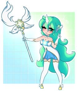 Star Guardian Soraka by PsychotiqueKitten HD Wallpaper Background Fan Art Artwork League of Legends lol