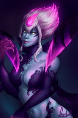 Evelynn Rework by Layla-Chan96 HD Wallpaper Background Fan Art Artwork League of Legends lol
