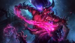 Dark Crystal Ryze Splash Art HD 4k 6k Wallpaper Background Official Art Artwork League of Legends lol