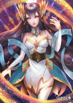 Divine Sword Irelia by Gumae HD Wallpaper Background Fan Art Artwork League of Legends lol