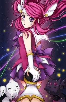 Star Guardian Lux by AngelDranger HD Wallpaper Background Fan Art Artwork League of Legends lol