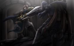 Talon Vs Garen by VegaColors HD Wallpaper Fan Art Artwork League of Legends lol