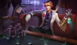 Debonair Ezreal Splash Art Update Rework HD Wallpaper Background Official Art Artwork League of Legends lol