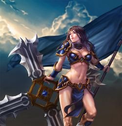 Sivir by gooloo0-o HD Wallpaper Fan Art Artwork League of Legends lol