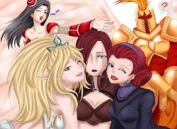 Kayle, Irelia, Janna, Katarina & Karma by Dweynie HD Wallpaper Fan Art Artwork League of Legends lol