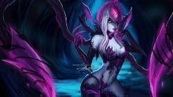 Evelynn by Asteltainn HD Wallpaper Background Fan Art Artwork League of Legends lol