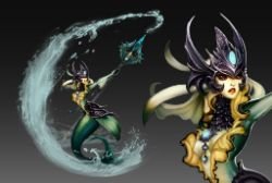 Nami Concept by Lonewingy League of Legends Artwork Wallpaper lol