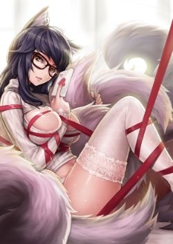 Ahri by goomrrat (3) League of Legends Fan Art Artwork Wallpaper lol