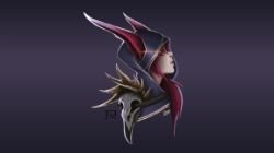 Xayah Portrait by DrawingisLife92 HD Wallpaper Fan Art Artwork League of Legends lol