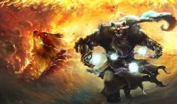 Classic Udyr Splash Art Chinese League of Legends Artwork Wallpaper lol