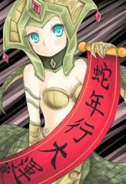 Chibi Cassiopeia by 猫猫緒 HD Wallpaper Fan Art Artwork League of Legends lol