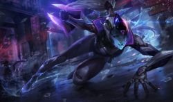 PROJECT: Vayne Splash Art HD 4k 6k Wallpaper Background Official Art Artwork League of Legends lol