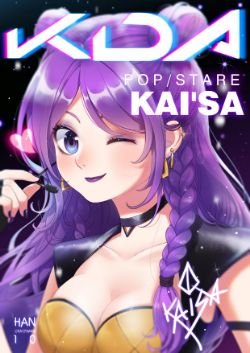 K/DA Kai'Sa by HAN-10 HD Wallpaper Background Fan Art Artwork League of Legends lol