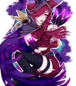 Xayah by Ttsubaki HD Wallpaper Fan Art Artwork League of Legends lol