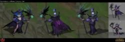 Ravenborn LeBlanc Concept by Yideth League of Legends Artwork Wallpaper lol (2)