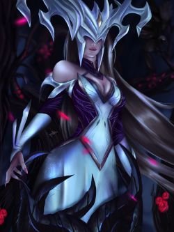 Coven Lissandra by Millalol HD 4k Wallpaper Background Fan Art Artwork League of Legends lol