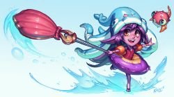 Pool Party Lulu by KNKL HD Wallpaper Fan Art Artwork League of Legends lol