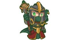 Chibi Swain by みかみ HD Wallpaper Fan Art Artwork League of Legends lol