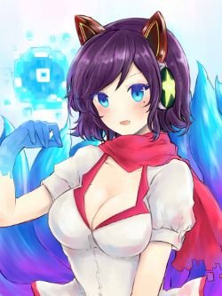 Arcade Ahri by furan (2) League of Legends Artwork HD Wallpaper lol Fan ArtFan Art Artwork