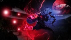 Blood Moon Shen by Brumskyy HD Wallpaper Fan Art Artwork League of Legends lol
