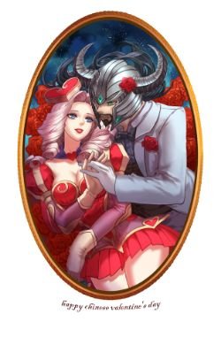 Heartseeker Ashe & Debonair Tryndamere by citemer HD Wallpaper Fan Art Artwork League of Legends lol