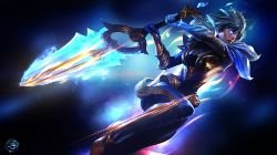 Dawnbringer Riven by Mr-Booker HD Wallpaper Background Fan Art Artwork League of Legends lol