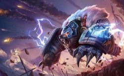 Runeguard Volibear Splash Art 4k HD Wallpaper Official Artwork League of Legends lol